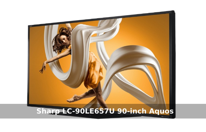 2. Sharp LC-90LE657U 90-inch Aquos