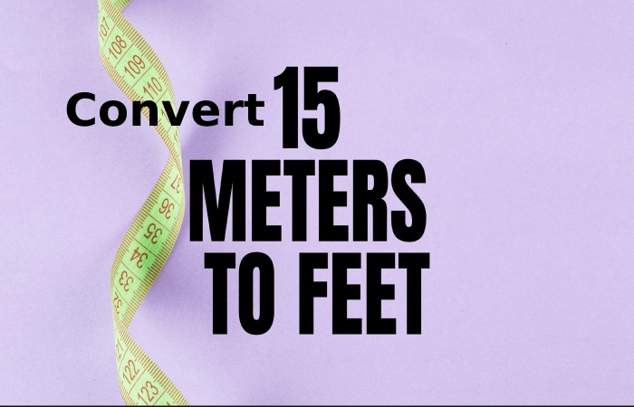 Convert 15 Meters to Feet