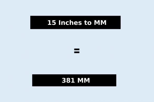How to Convert 15 Inches to MM