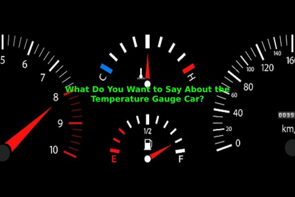What Do You Want to Say About the Temperature Gauge Car_