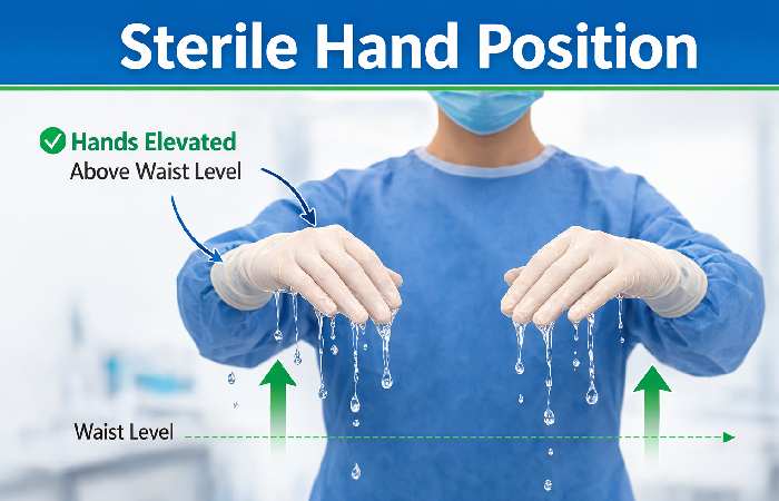 Sterile Hand Position