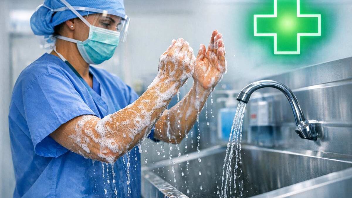 7 Steps of Surgical Hand Washing: Complete Protocol for Sterile Technique