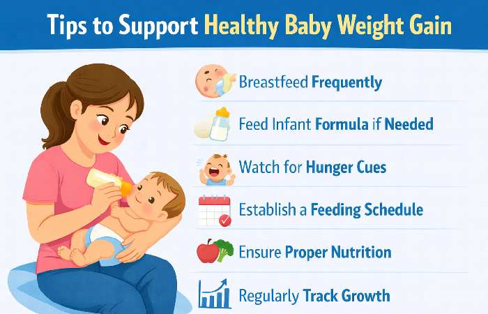 Tips to Support Healthy Baby Weight Gain