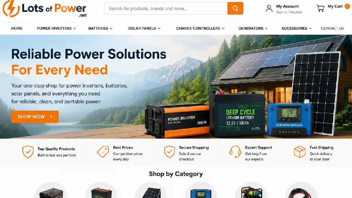 Key Features and Services Offered by LotsOfPower.net