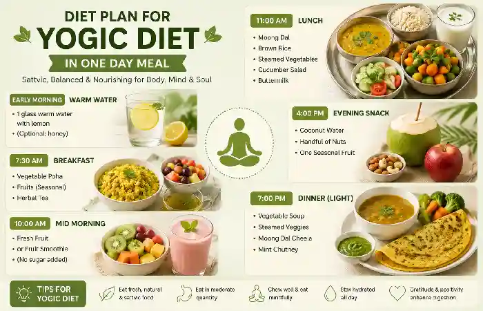 diet plan for yogic diet