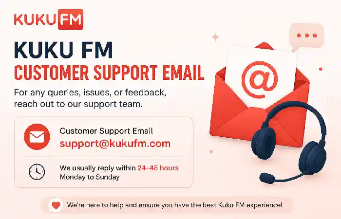 kuku fm customer support email
