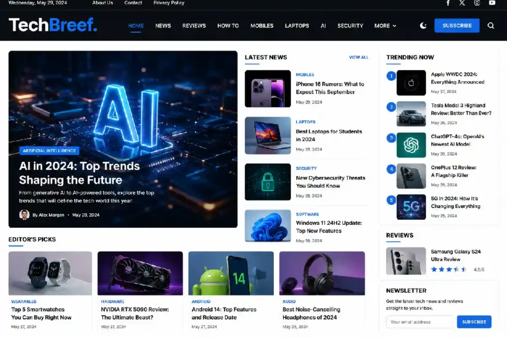 TechBreef. com: Technology Website Guide, Features and What to Know