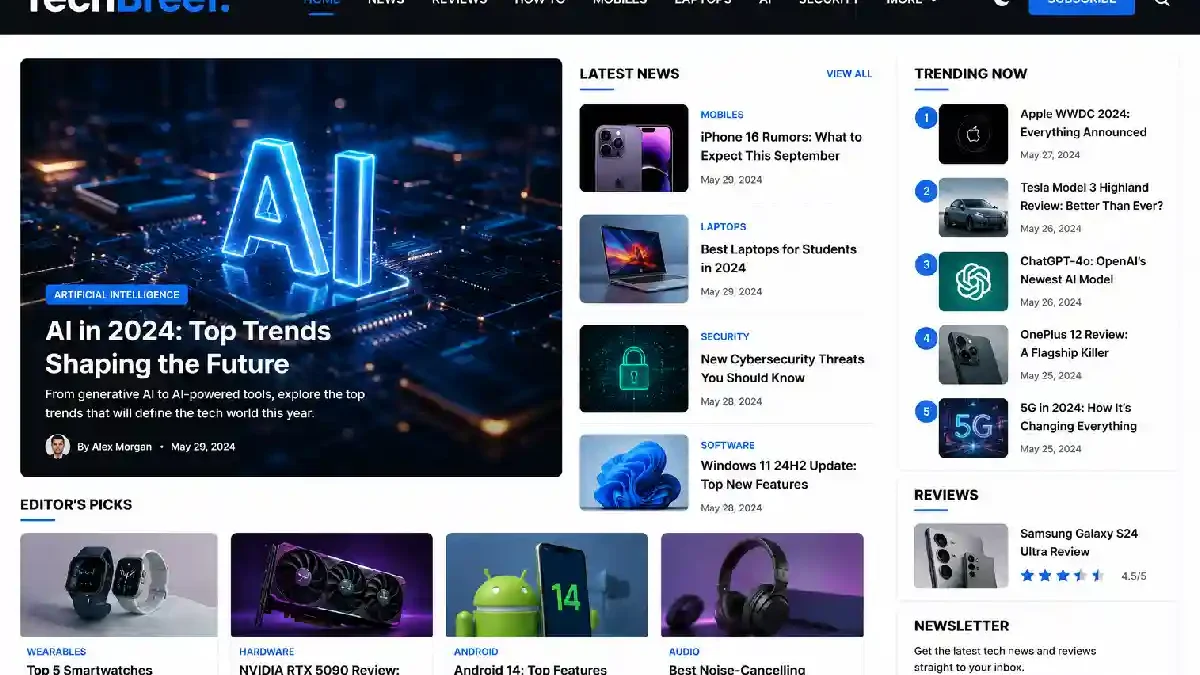 TechBreef. com: Technology Website Guide, Features and What to Know